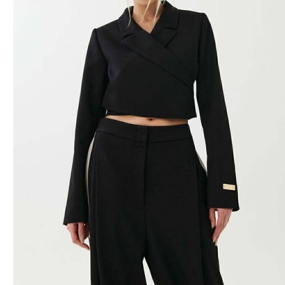 P.E.‎ Nation Downtown Cropped Blazer Jacket in Black Size XS - Picture 6 of 14